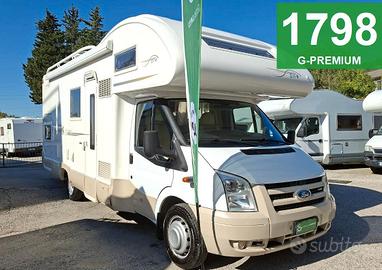 CAMPER RIMOR FORD MANSARDATO 6 POSTI GARAGE DINETT