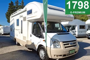 CAMPER RIMOR FORD MANSARDATO 6 POSTI GARAGE DINETT