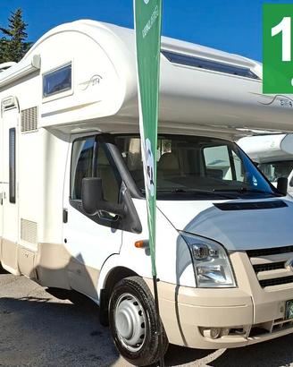 CAMPER RIMOR FORD MANSARDATO 6 POSTI GARAGE DINETT