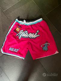 pantaloncini nba miami rosa taglia S