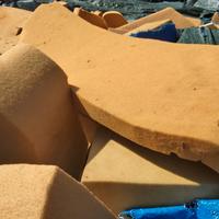 gomma piuma utilizzo MTB con rampa 