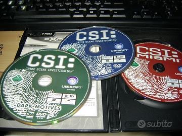 PC GAMES C.S.I.SCENA DEL CRIMINE ubi soft
