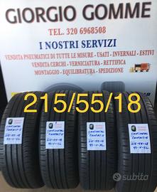Gomme usate 215/55/18 disponibile Montaggio