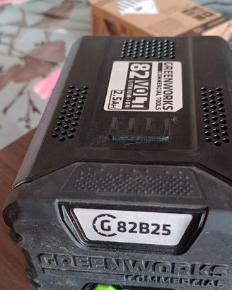 Batteria Greenworks 82v 2.ah mod. G82B25