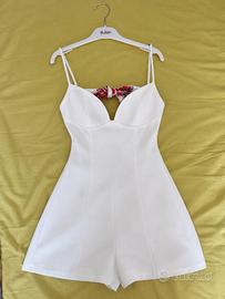 Vestito Zara bianco corto