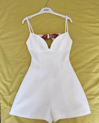 Vestito Zara bianco corto