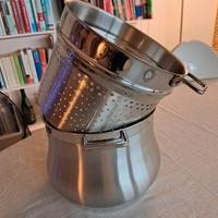 Pentola +cestello cuocipasta Barazzoni Tummy cm22