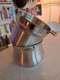 Pentola +cestello cuocipasta Barazzoni Tummy cm22