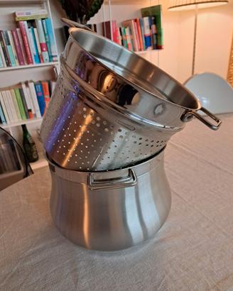 Pentola +cestello cuocipasta Barazzoni Tummy cm22