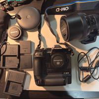 Olympus om-d em1x + 40-150 f2.8 pro + mc14 + acc.