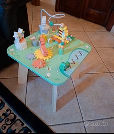 tavolo attività legno bambini