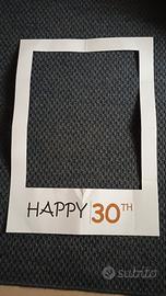 cornice per foto Happy 30th