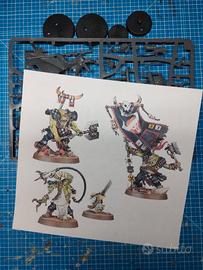 Warhammer Ork Bigboss Bannernob Painboy Armageddon