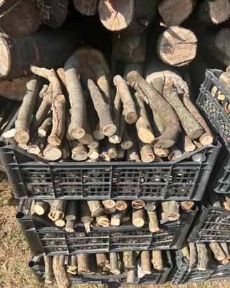 Cassette di legnetti pre-tagliati