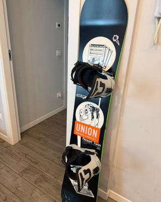 Tavola e attacchi snowboard