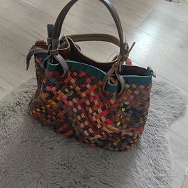 BORSA - de design in pelle intrecciata