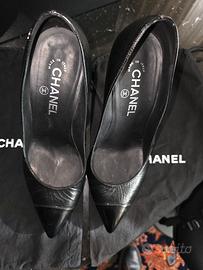 scarpe Decollete Chanel knot Nodo pelle n.39