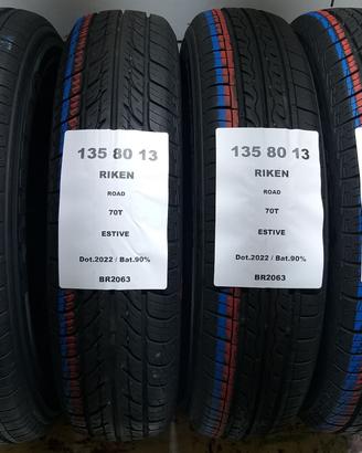 4 GOMME 135 80 13 RIKEN BR2063