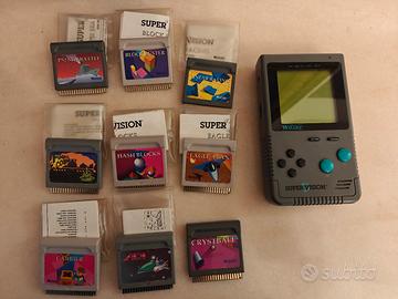 Super Vision Watara con 9 videogiochi
