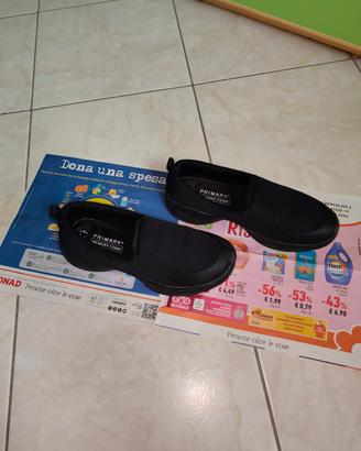 Scarpe slip-on nere Primark Memory Foam