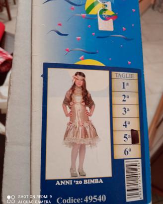 Vestito carnevale Dama anni 20