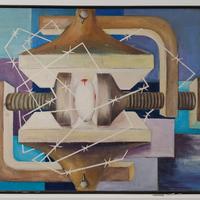 Dipinto astratto. Quadro futurista