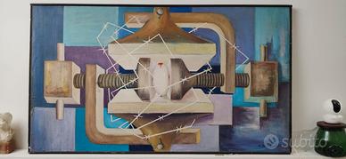 Dipinto astratto. Quadro futurista