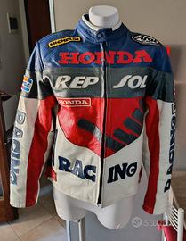 giacca moto vintage Honda Repsol