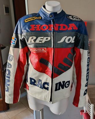 giacca moto vintage Honda Repsol