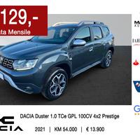 DACIA Duster 1.0 TCe GPL 100CV 4x2 Prestige DP
