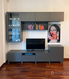 Mobile sala IKEA BESTÅ – Grigio scuro/Lappviken