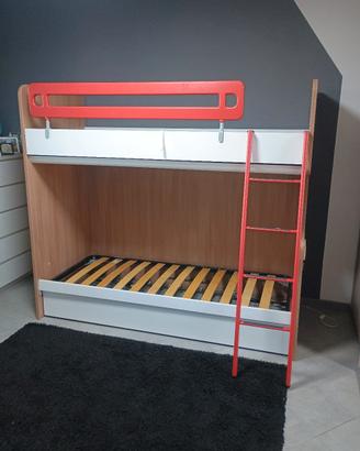 Letto a Castello salvaspazio Colombini golf click 