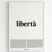 POSTER TRECCANI LIBERTA', LIBRO E BIBLIOTECA