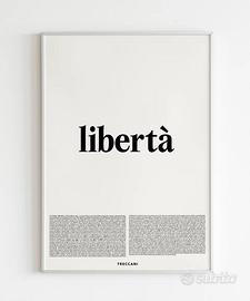 POSTER TRECCANI LIBERTA', LIBRO E BIBLIOTECA