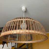 Lampadario ikea in bambù