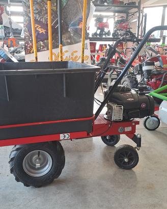 Motocarriola con doppio cassone