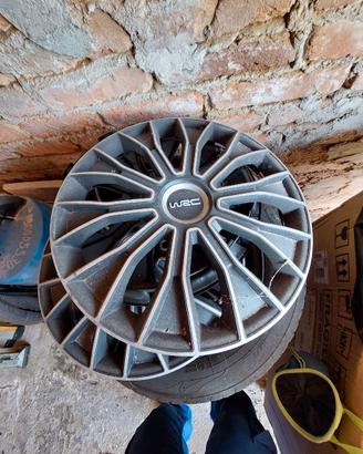 Copri cerchione wrc più gomme e cerchi