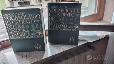 2 volumi vocabolario lingua Italiana 