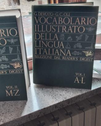 2 volumi vocabolario lingua Italiana 