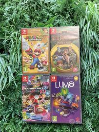 Lotto 4 giochi nintendo switch