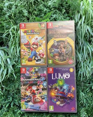 Lotto 4 giochi nintendo switch