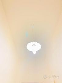 lampadario plissettato porcellanato 
