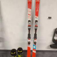 sci rossignol e scarponi lange