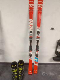 sci rossignol e scarponi lange