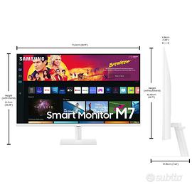 Samsung Smart Monitor M7 (S32CM703), Flat, 32"