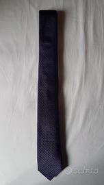 Cravatta sottile viola di Zara, 100% seta