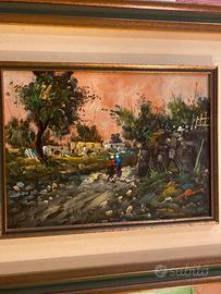 Quadro olio su tela