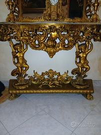 consolle dorato 