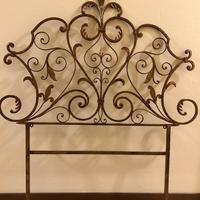 Testa letto in ferro battuto