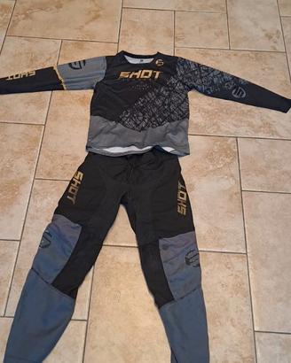Abbigliamento motocross bambino  completo